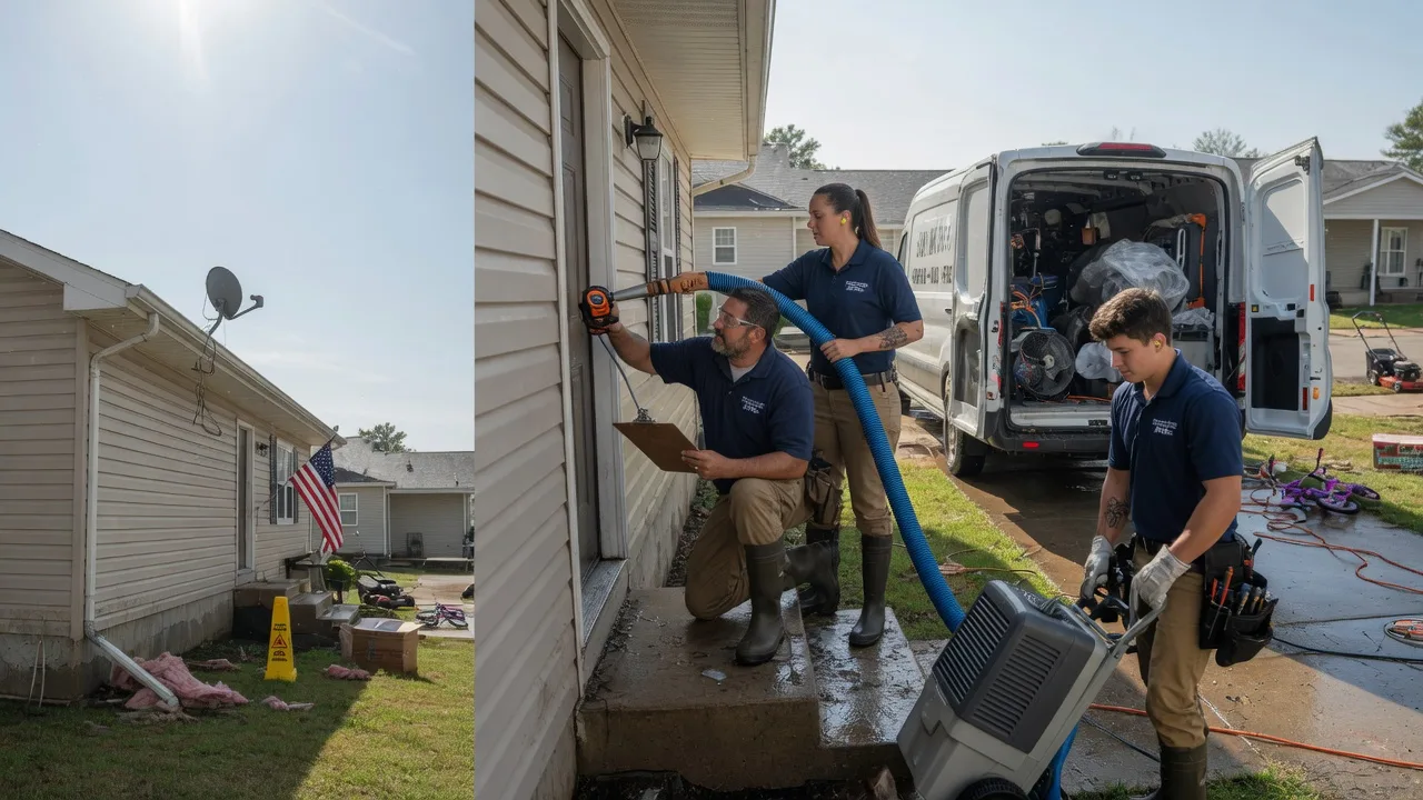 Ceiling Water Damage Restoration in Altona, IL near me